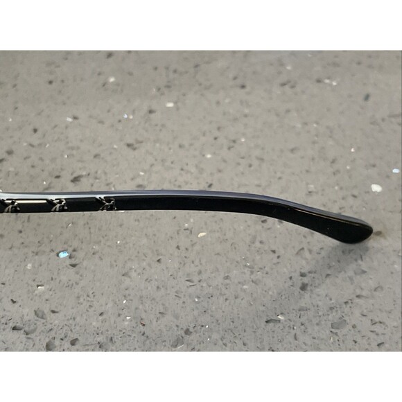 CANDIE'S C HENNA BLK BLACK BLUE EYEGLASSES Frames ONLY 48-17-135 rectangle full - Picture 5 of 12